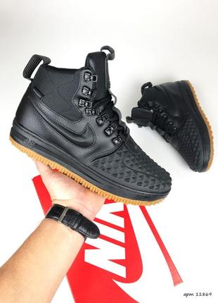 Nike lunar force 1 duckboot найк эхор форс форсы высокие с мехом ботинки