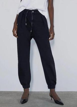 Хлопковые джинсы zara