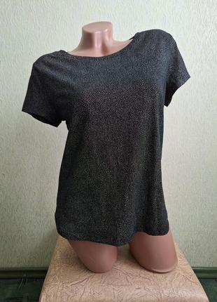 Футболка. туника. топ с удлиненной спинкой. в крапинку.