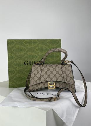 💎 gucci x balenciaga hourglass hacker aria supreme 23 х 14 х 9 см