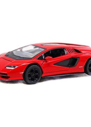 Машинка металева "lamborghini countach", червоний
