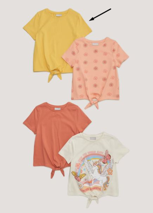 Футболка для девочки 100% хлопок matalan (велика британія)