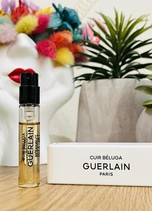 Оригинальный пробник парфюмированная вода guerlain cuir beluga