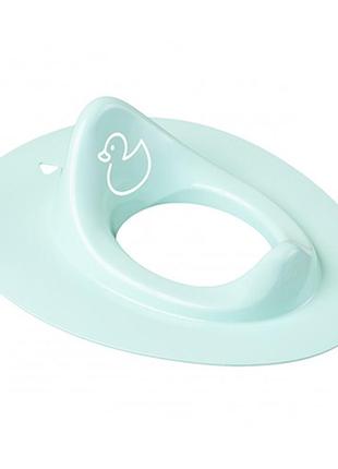 Накладка на унитаз tega dk-090 уточка dk-090-131, mint, мятный