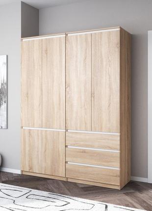 Шкаф для одежды vays, со штангой и полками, комплект из 2 шкафов r10+r16