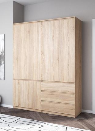 Шкаф для одежды vays, со штангой и полками, комплект из 2 шкафов r10+r16