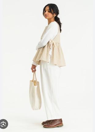 Жилетка бавовняна бежева olive m l