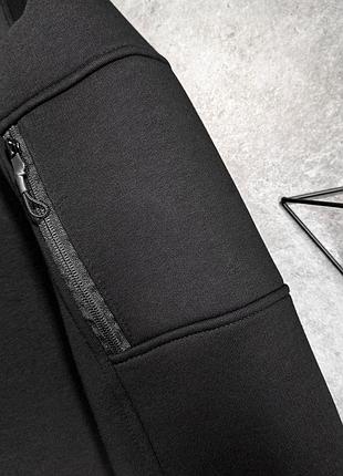 Мужской свитшот трехнитка с начесом s-3xl победов черный серый