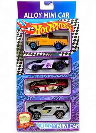 Набор машинок "hot wheels" (4 машинки)