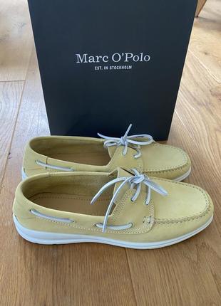Снижка🔥marc o’polo! оригинал. кожаные топсайдеры слипоны мокасины