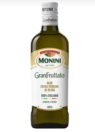 Масло 0.75л оливковое (стекло) monini gran fruttato /в уп.12шт/