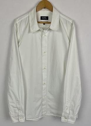 Рубашка белая a.p.c.