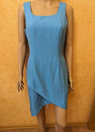 Сукня асиметрія віскоза льон