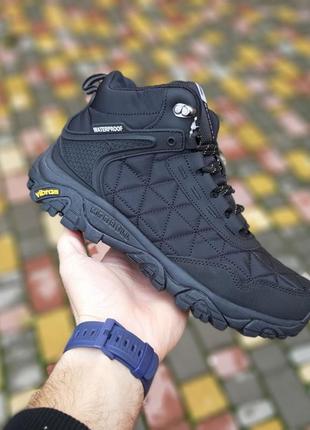 Кроссовки зимние adidas climaproof высокие черные