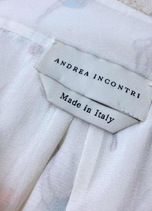Нова.подіумна брендова сукня з шовку andrea incontri swimming theme 🏊🏻‍♂️ dress silk white nude оригіна8 фото