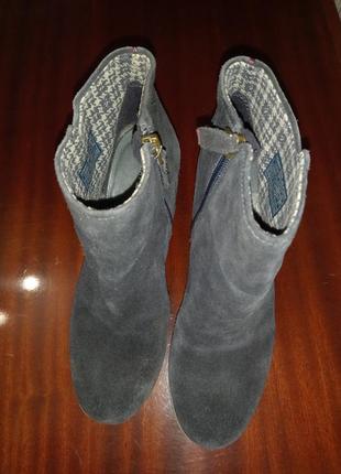 Сапоги брендовые замшевые