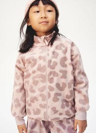 Флисовая кофта худи для девочки флиска h&amp;m сша 2
