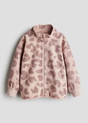 Флисовая кофта худи для девочки флиска h&m сша