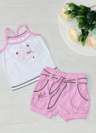 Комплект (майка,шорти) 4012-16 garden baby