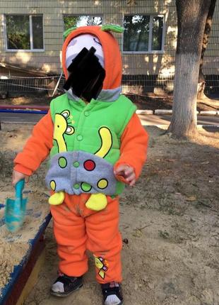 Теплый костюм 2-3 года тройка