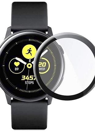 Полимерная пленка 3d (full glue) (тех.пак) для samsung galaxy watch active 2 40mm