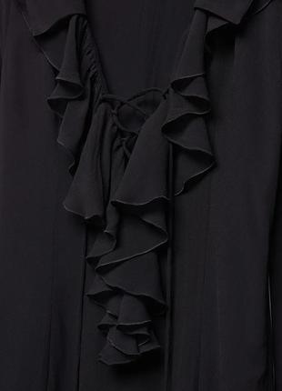 Вечірня чорна довга максі сукня