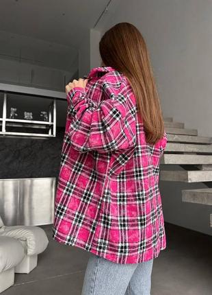 Теплые рубашки в клеточку