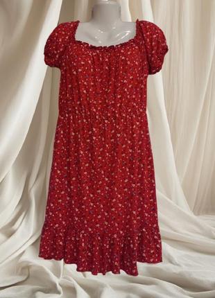 Нова сукня в квітковий принт, віскоза