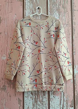 Кофта с птичками
