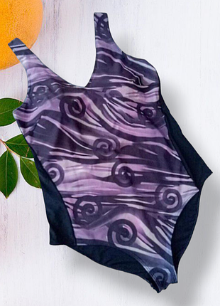 Суцільний комбінований купальник