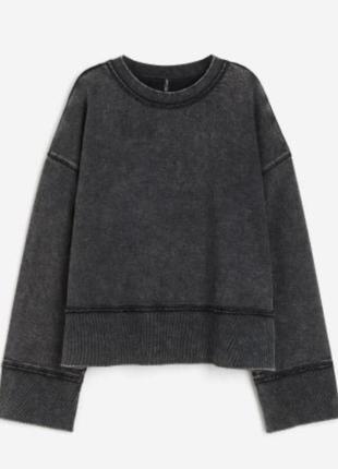 Свитшот, реглан вареный h&m
