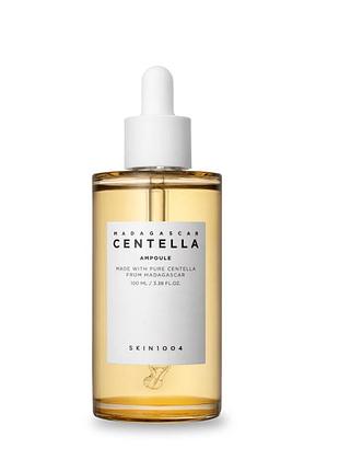 Ампульна сироватка з екстрактом центелли skin1004 madagascar centella ampoule 100ml