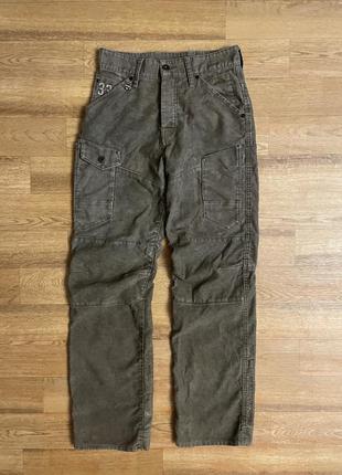 Вельветовые карго брюки g-star raw