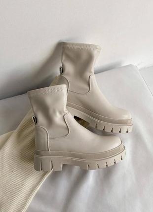 Черевики mei de li бежеві