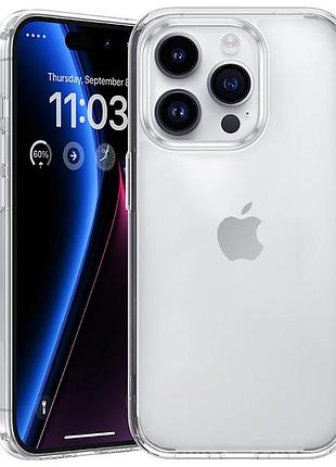 Tpu чехол epic transparent 1,5mm для apple iphone 16 pro (6.3")