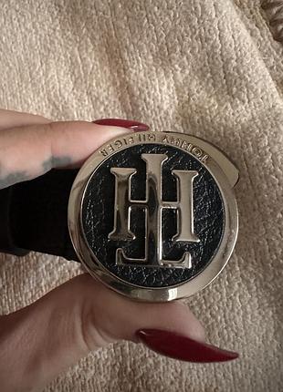 Кожаный ремень mommy hilfiger