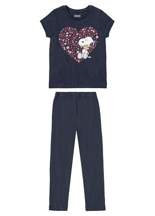 Пижама для девочки бренда peanuts, размер 110/116 на 4-6 лет