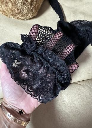 Чулки мелкая сеточка новые