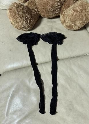 Чулки мелкая сеточка новые