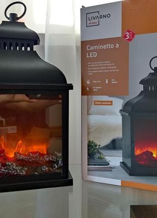 Лед камін, декор світлодіодний камін нічник led