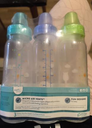 Бутылочки для кормления 0+evenflo classic