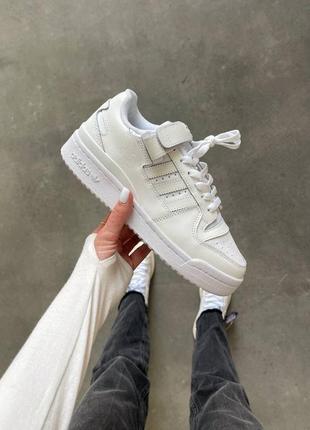 Кроссовки adidas forum натуральная кожа
