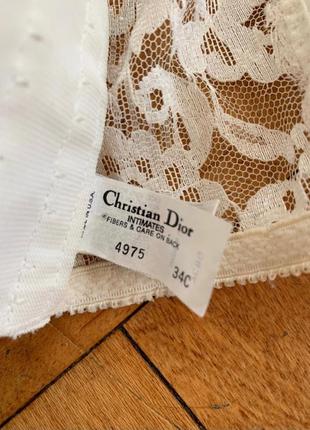 Винтажное кружевное бюстье christian dior винтаж корсет корсаж ретро диор