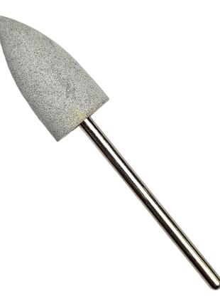 Фреза-шліфувальник силікон-карбідна пуля гостра сіра