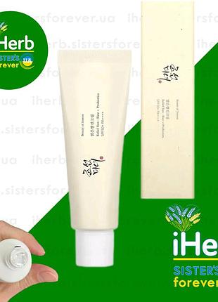 Санскрин с пробиотиками и рисом beauty of joseon relief sun rice probiotics spf50+ pa++++ 50 мл, сша