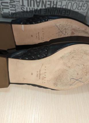Unutzer  handmade мюллі туфлі 38 по устілці 25.8 см ширина 8 см каблук 1.5 см взуті один раз5 фото