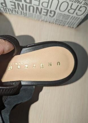 Unutzer  handmade мюллі туфлі 38 по устілці 25.8 см ширина 8 см каблук 1.5 см взуті один раз4 фото