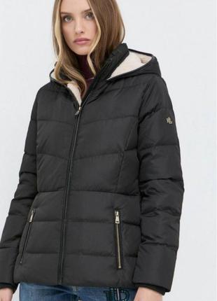 Качественный, оригинальный женский пуховик ralph lauren с натуральным пухом м.