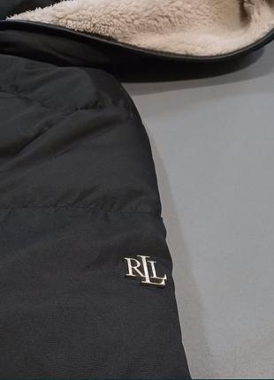 Качественный, оригинальный женский пуховик ralph lauren с натуральным пухом м.5 фото