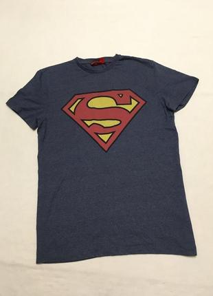Футболка superman marvel оригинальная синяя